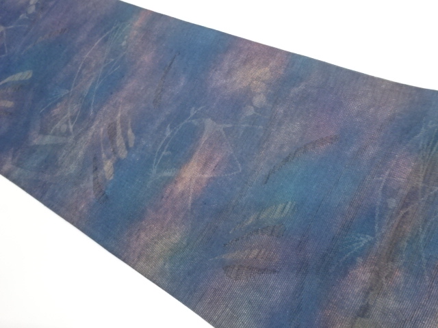 JAPANESE FUKURO OBI / WOVEN ABSTRACT DEER